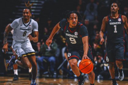 Oklahoma Beats No. 15 Vanderbilt 92-91 To Snap Nine-Game Losing Streak