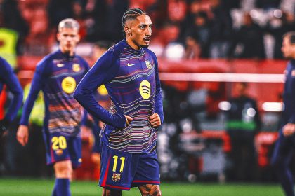 Raphinha Set For Barcelona Return As Rashford Remains Out With Knee Injury