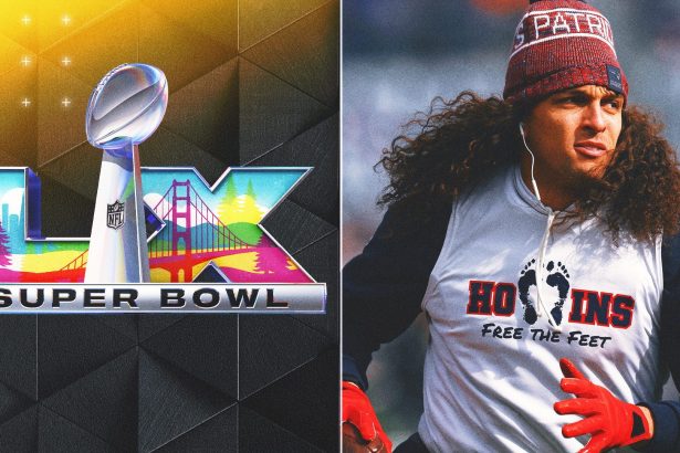 Super Bowl LX: 'Only Fun Questions' for Barefoot Mack Hollins at Opening Night