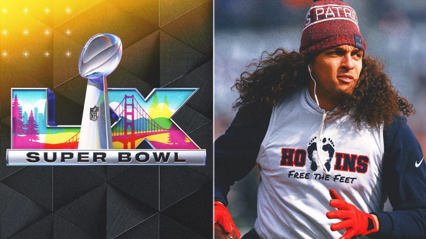 Super Bowl LX: 'Only Fun Questions' for Barefoot Mack Hollins at Opening Night