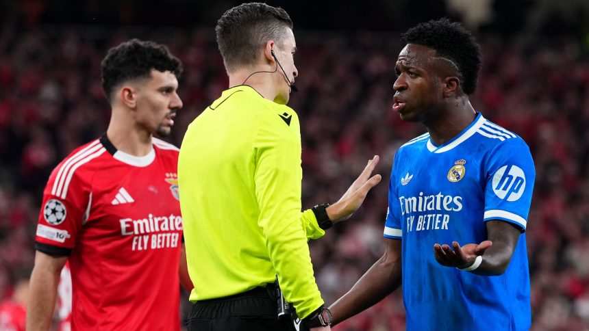 Vinicius Jr. Accuses Benfica Player Of Racism After Real Madrid's Win