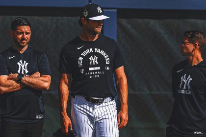 Yankees' Gerrit Cole Throws 96.9 mph in 1st Session vs. Hitters Since Tommy John Surgery