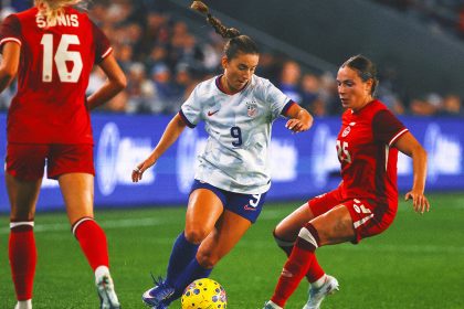 Aly Sentnor scores in 1-0 USA victory over Canada in the SheBelieves Cup