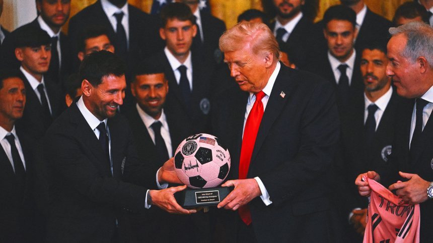 Lionel Messi, Inter Miami Meet President Donald Trump At White House