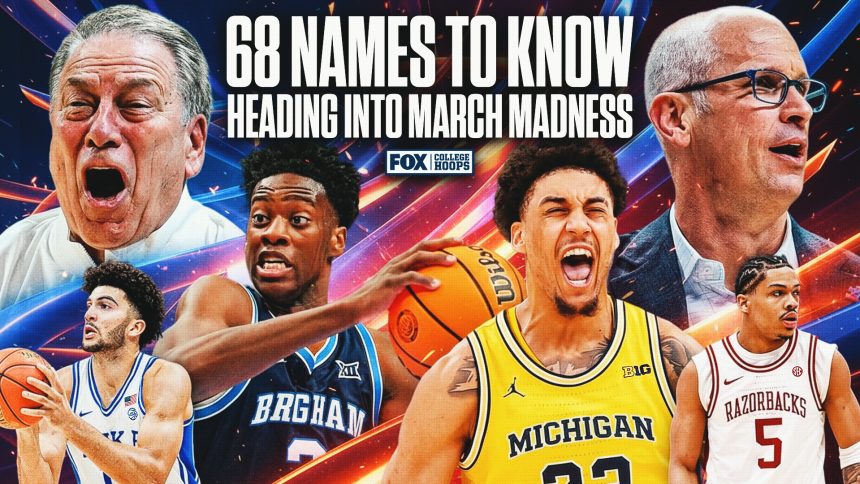 NCAA Men's Basketball Tournament: 68 Names to Know Heading Into March Madness