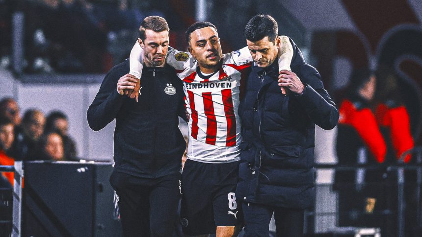 'Not Good News': USA Defender Sergino Dest Limps Off With Hamstring Injury In PSV Win