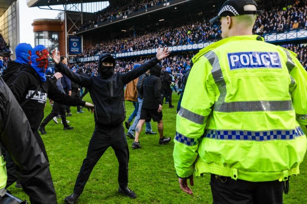 Old Firm Chaos In Scotland! Celtic, Rangers Fans Separated Amid Clashes