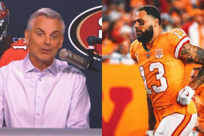 Why Colin Cowherd Isn't a Fan of 49ers' Signing of Mike Evans: 'You Gotta Get Younger'
