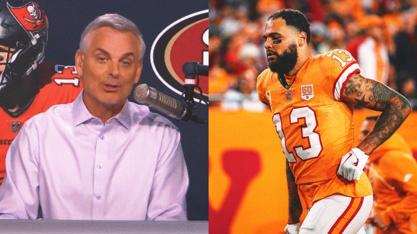 Why Colin Cowherd Isn't a Fan of 49ers' Signing of Mike Evans: 'You Gotta Get Younger'