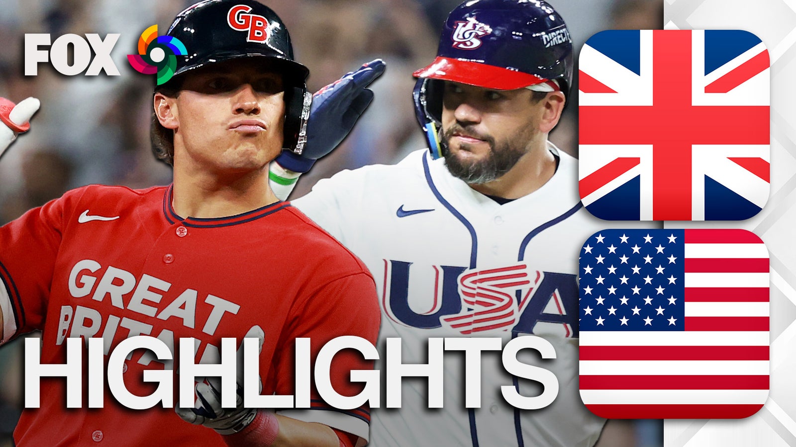 Great Britain vs. United States Highlights ⚾️ World Baseball Classic on FOX