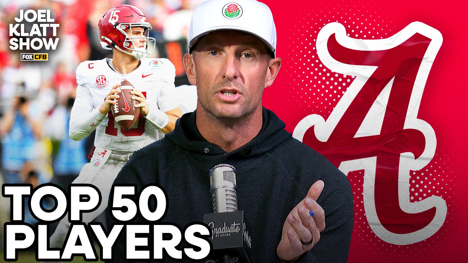 Ty Simpson in Joel Klatt's top 50 players