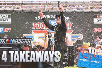 4 Takeaways From Ty Gibbs' First Career Victory In Cup As He Wins Bristol