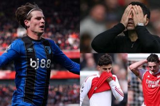 Arsenal Ratings vs. Bournemouth: Gabriel Martinelli, Kai Havertz Drop Stinkers