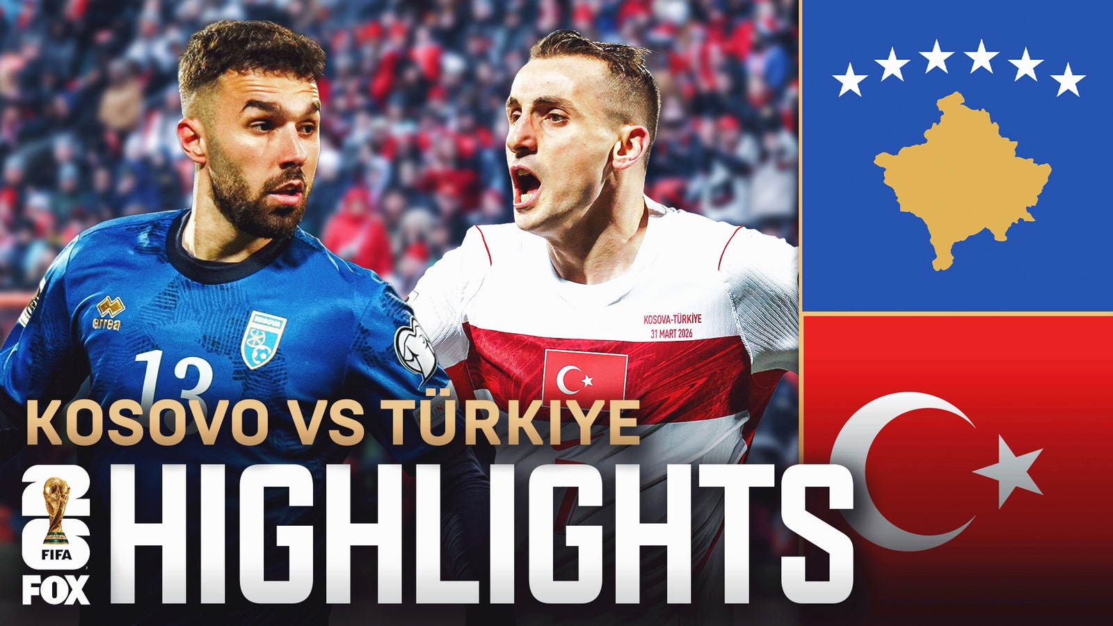 Kosovo vs. Türkiye | FIFA World Cup™ UEFA Qualifiers Highlights ⚽️ FOX Soccer