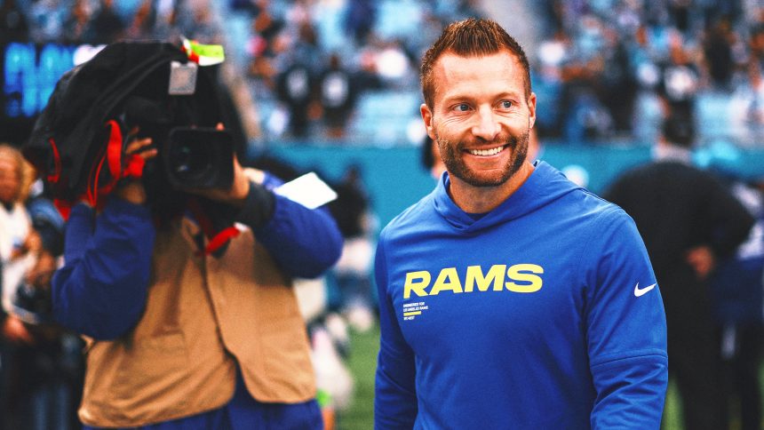 Sean McVay Clarifies Reaction to Ty Simpson Pick, Didn't Want to Upset Matthew Stafford