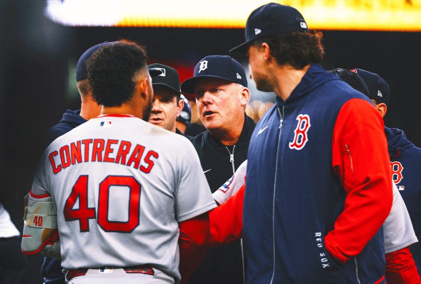Benches Empty Without Any Fighting During Tigers-Red Sox Game