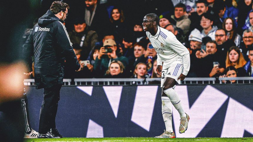 Real Madrid’s Ferland Mendy Could Miss Full Calendar Year After Tendon Tear