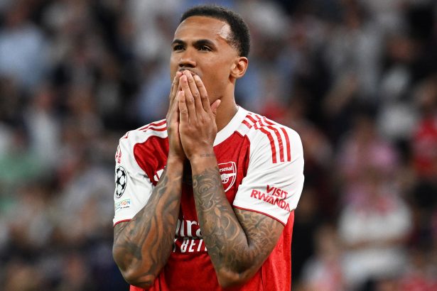 Arsenal's Gabriel Breaks Silence On 'Painful' Champions League Final Penalty Miss