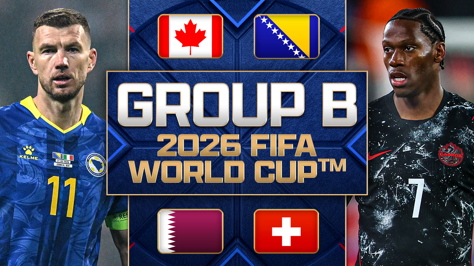 Group B Preview: Canada, Bosnia & Herzegovina, Qatar, Switzerland
