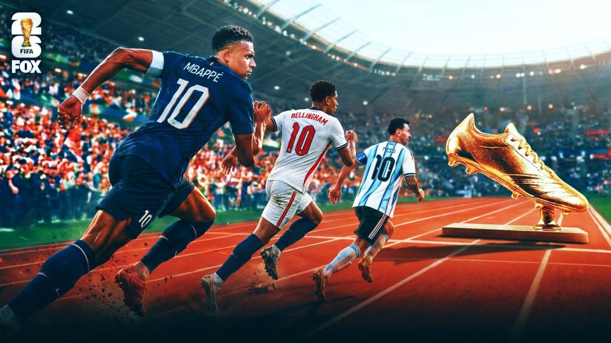2026 FIFA World Cup Golden Boot Race Tracker: Mbappé Ties Messi, Bellingham Rises