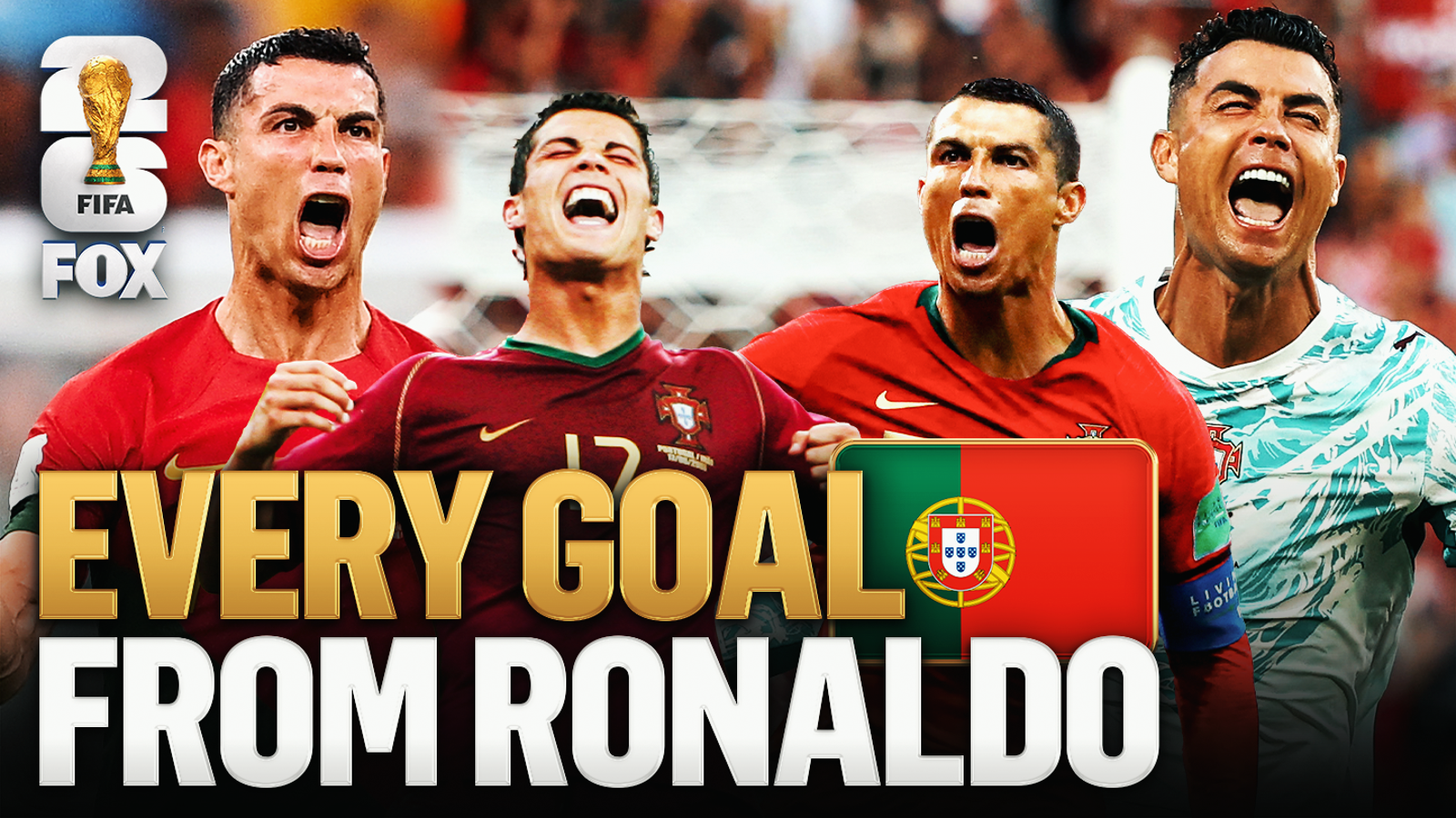 Every Cristiano Ronaldo FIFA World Cup™ Goal 🐐