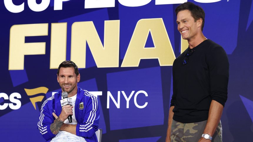 Lionel Messi Tells Tom Brady 'Crazy' Story Behind Viral Lamine Yamal Baby Photoshoot