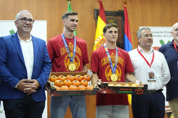 Spain's Fabian Ruiz, Gavi Get Their Weight In Tomatoes After World Cup Win