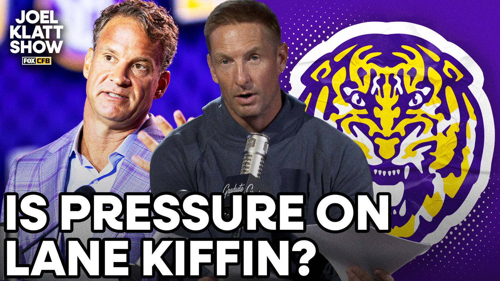 How much pressure is on Lane Kiffin in his first year at LSU? 👀 Joel Klatt Show