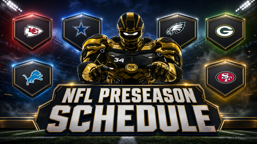 2026 NFL Preseason Schedule: Complete Dates, TV Channels, How to Watch, Streaming
