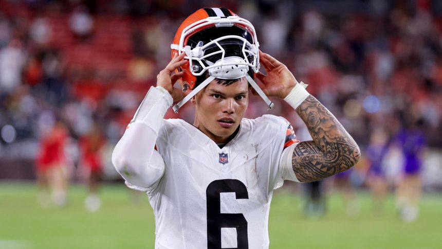 Browns Retain QB Dillon Gabriel On 53-Man Roster, Designate Him For IR