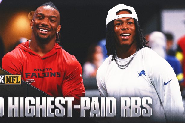 NFL Highest-Paid Running Backs: Jahmyr Gibbs Earns Top Spot After Big Extension