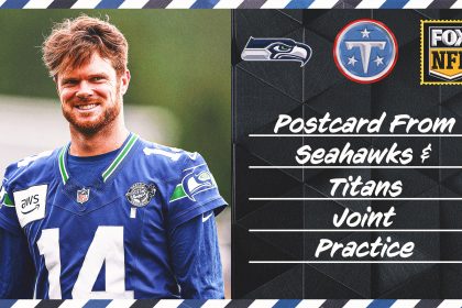 Sam Darnold Connects With JSN, But Titans Pack A Punch Of Their Own