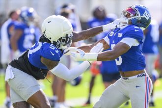 Tempers Flare In Joint Practice As Giants Pass Rush Overpowers Dolphins